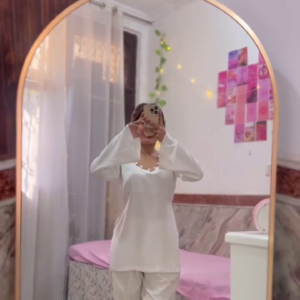 White Lounge Wear Set