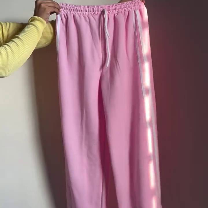 Black Casual Printed Pants - Image 3